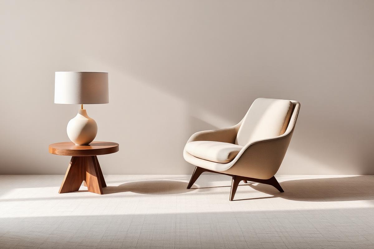 Curated furniture selection in an Arizona living room