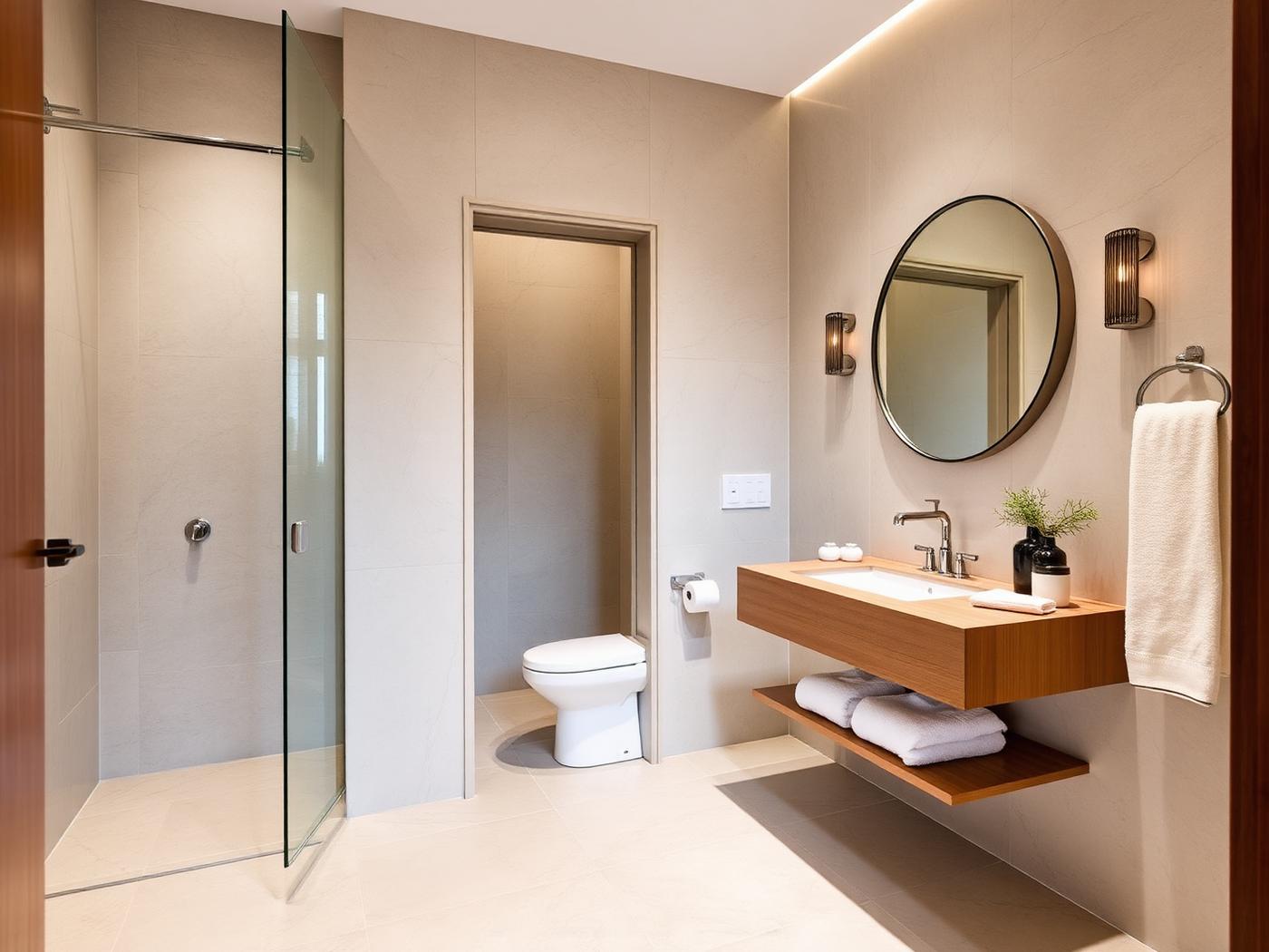 Guest house bathroom interior design in Tempe Arizona